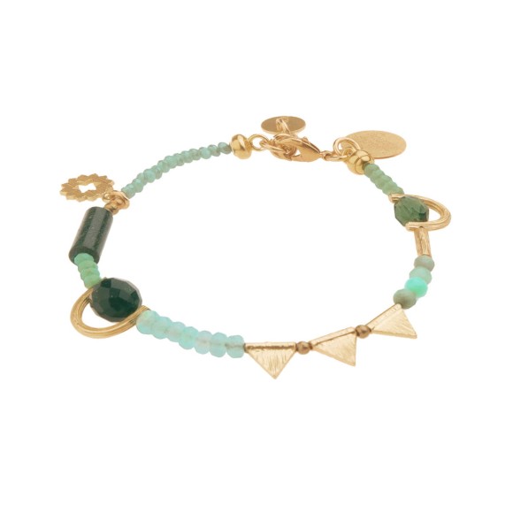 Goldarmband mit Herzchakra aus der Gelato-Kollektion von ORSKA Jewelry