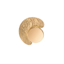 Elegante, goldene Anstecknadel aus der Moon Kollektion