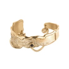 Unregelmäßiges Armband mit synthetischem Stein aus der New Stone Kollektion