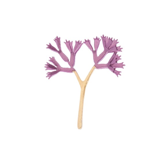 Eine zarte Pflanzennadel aus der Kollektion Plantis Orska Biżuteria