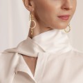 Zarte Creolen aus der Ray-Kollektion, Orska Schmuck
