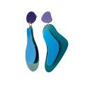 Bunte Ohrringe aus der Tache-Kollektion, ORSKA Schmuck