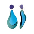 Hängende Ohrringe in Marinefarben aus der Tache-Kollektion, ORSKA Schmuck