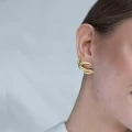 Asymmetrische Seestern-Ohrringe aus der Maris-Kollektion, ORSKA-Schmuck