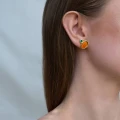 Ovaler Ohrring aus der Baltica-Kollektion, Orska-Schmuck