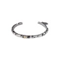 Silbernes Armband mit Ohrstecker, aus der Lava-Kollektion, Orska Schmuck