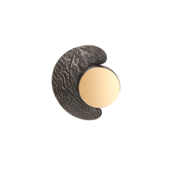 Handgefertigter, zweifarbiger Pin aus der MOON Kollektion von ORSKA Jewelry