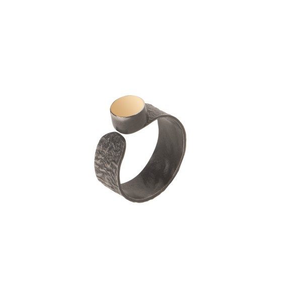 Handgefertigter, kunstvoller Ring aus der Moon MOP28-1 Kollektion von ORSKA Jewelry