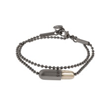Doppeltes dunkles Pillenarmband aus der Pills Kollektion