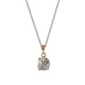 Silberkette mit einem ungeschliffenen Diamanten aus der Verum-Kollektion von ORSKA Jewelry