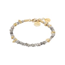 Vergoldetes Armband mit Rohdiamanten aus der Verum Kollektion