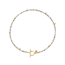 Vergoldete Halskette mit Rohdiamanten aus der Verum Kollektion