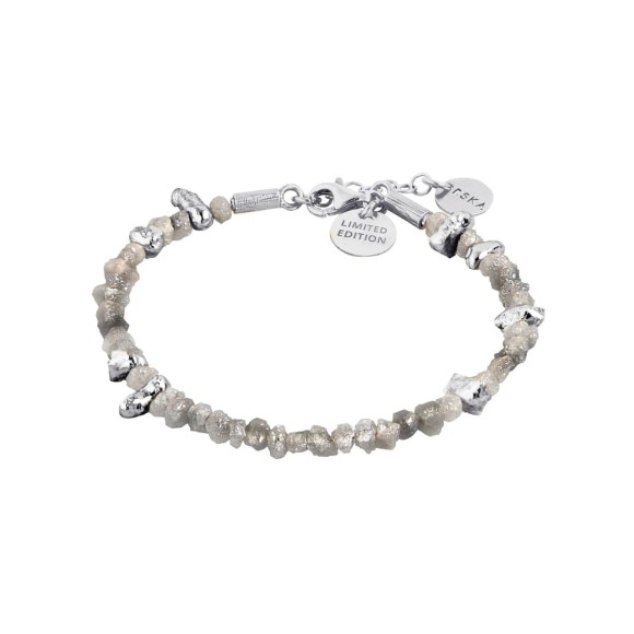 Silberarmband mit Diamanten aus der Verum Kollektion von ORSKA