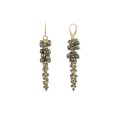 Lange Cluster-Ohrringe aus der Bery-Kollektion, ORSKA-Schmuck