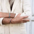 Doppelarmband aus farbigen Natursteinen ORSKA