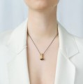Silberkette mit Schachmotiv aus der Vintage ORSKA Schmuckkollektion