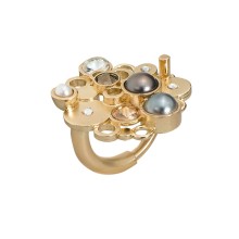 Ring mit Kristallaugen aus der Soda Kollektion