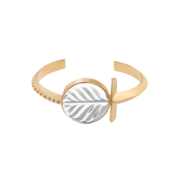 Vergoldetes Armband mit geschliffenem Kristall aus der Julia ORSKA Kollektion