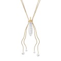 Lange Halskette mit länglichem Kristall aus der Julia ORSKA Kollektion