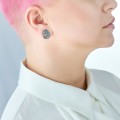 Silberohrringe aus der Lava-Kollektion - ORSKA Schmuck