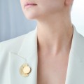Unregelmäßige Goldnadel - ORSKA Schmuck