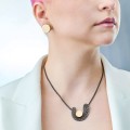 kontrastreiche, kunstvolle Halskette - ORSKA Schmuck
