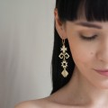 künstlerische Ohrringe EK34-9 aus der Eternal Kollektion von ORSKA Schmuck
