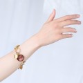 Goldarmband mit farbigem Bernstein aus der Baltica BTA86 Kollektion ORSKA Schmuck