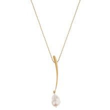 Lange Goldkette mit Perle aus der Parer Kollektion