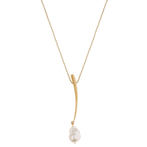 Lange Goldkette mit Perle aus der Parer-Kollektion PRN46-4 ORSKA
