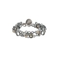 Schmales Silberarmband mit Kristallen aus der Soda SA62-2 ORSKA Kollektion