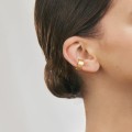 Gold Basic Ear Cuff aus der Holos Kollektion ohne Verschluss HOK14-1 ORSKA