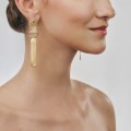 Asymmetrische, hängende Ohrstecker aus der Holos Kollektion HOK42-3 ORSKA