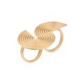 Doppelter, vergoldeter Ring aus der Holos-Kollektion HOP48-1 ORSKA