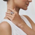 Originalring mit Kristall aus der Holos HOP46-1 ORSKA Kollektion