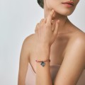 Armband mit rosa Turmalinen und Graphitklee BEA32-5 ORSKA