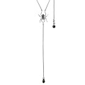 Lange Halskette mit Graphitspinne und Kristall aus der Bery-Kollektion – ORSKA-Schmuck