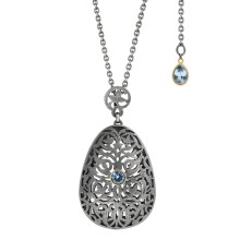 Lange Halskette mit prächtigem durchbrochenem Anhänger aus der Marokko Kollektion