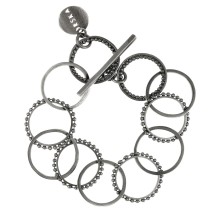 Elegantes silbernes Kettenarmband aus der Ray Kollektion