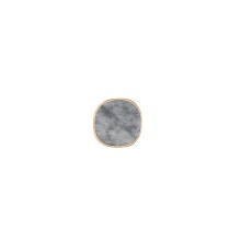 Graue Anstecknadel mit Keramik aus der Monumental Kollektion