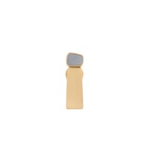 Original-Anstecknadel mit grauer Keramik aus der Monumental Kollektion