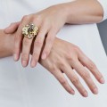 Ring mit Kristallaugen aus der Soda SP32-3 ORSKA Kollektion