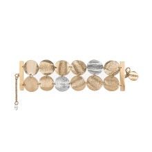 Doppelreihiges, breites Armband aus der Rundo Kollektion