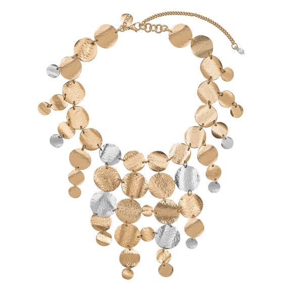 Dekorative Gold- und Silberkette aus der Rundo-Kollektion RN278-1 ORSKA
