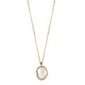 Vergoldete Perlen- und Diamantkette aus der Verum VRN112-2 ORSKA Kollektion