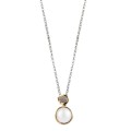 Silberkette mit Perle und Rohdiamant aus der Verum VRN112-2 ORSKA Kollektion