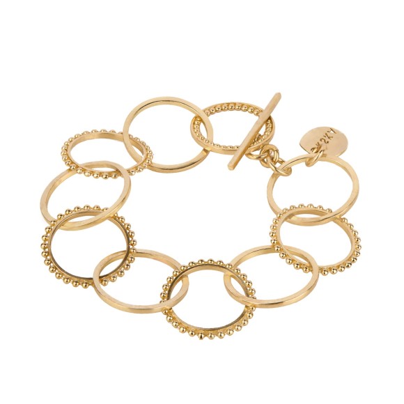 Vergoldetes Kettenarmband aus der Ray-Kollektion RYA28-1 ORSKA
