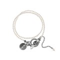 Doppeltes Perlenarmband mit Silberverschluss aus der Soda SA42-5 ORSKA Kollektion