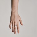 Zweifarbiger Ring mit Auge aus der Moon-Kollektion MOP31-3 ORSKA