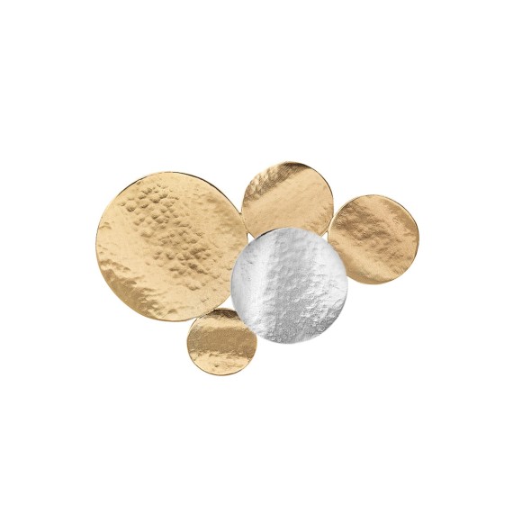 Gold- und Silberbrosche aus der Rundo-Kollektion RB38-1 ORSKA